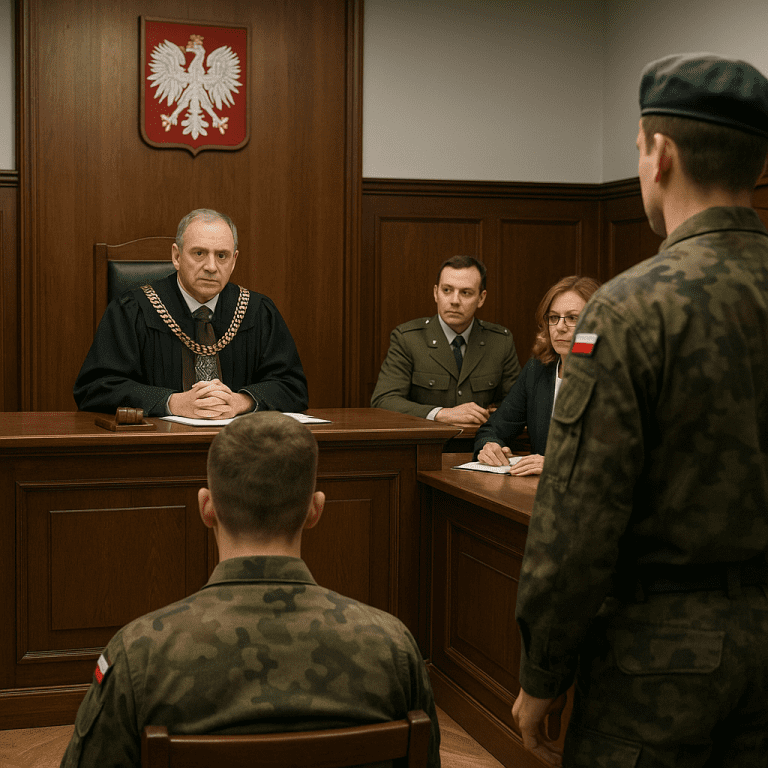 Jak wygląda system sądów wojskowych w Polsce